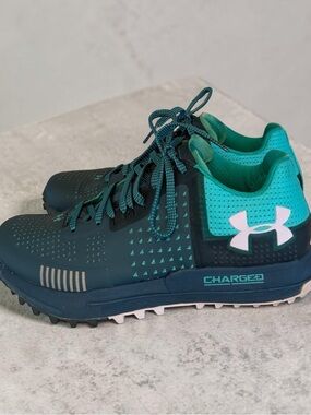 Under Armour Women's Horizon RTT Trail Running Shoes Size 7.5 - Teal/Navy